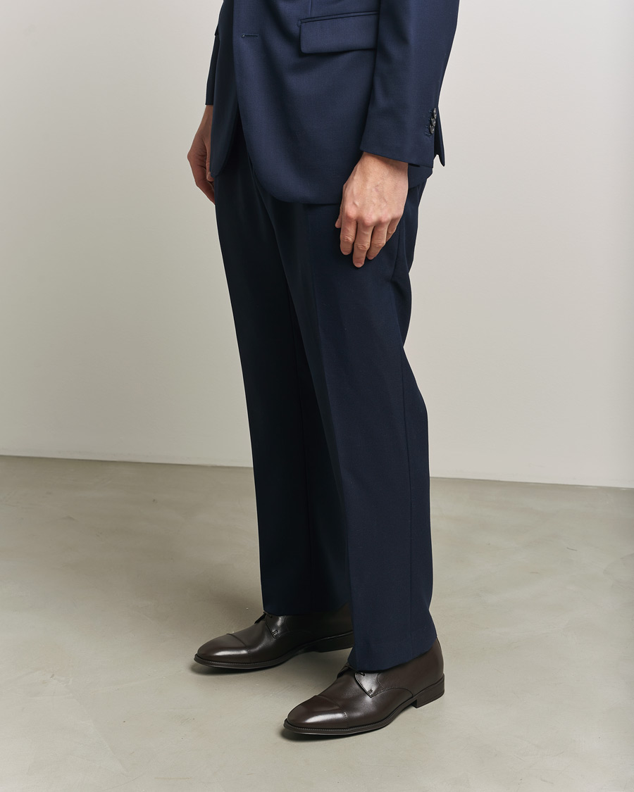 Mies | Derby-kengät | Canali | Rubber Sole Derby Brown Calf