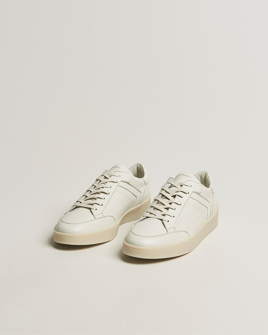 Mies | Tennarit | Canali | Plain Sneaker White