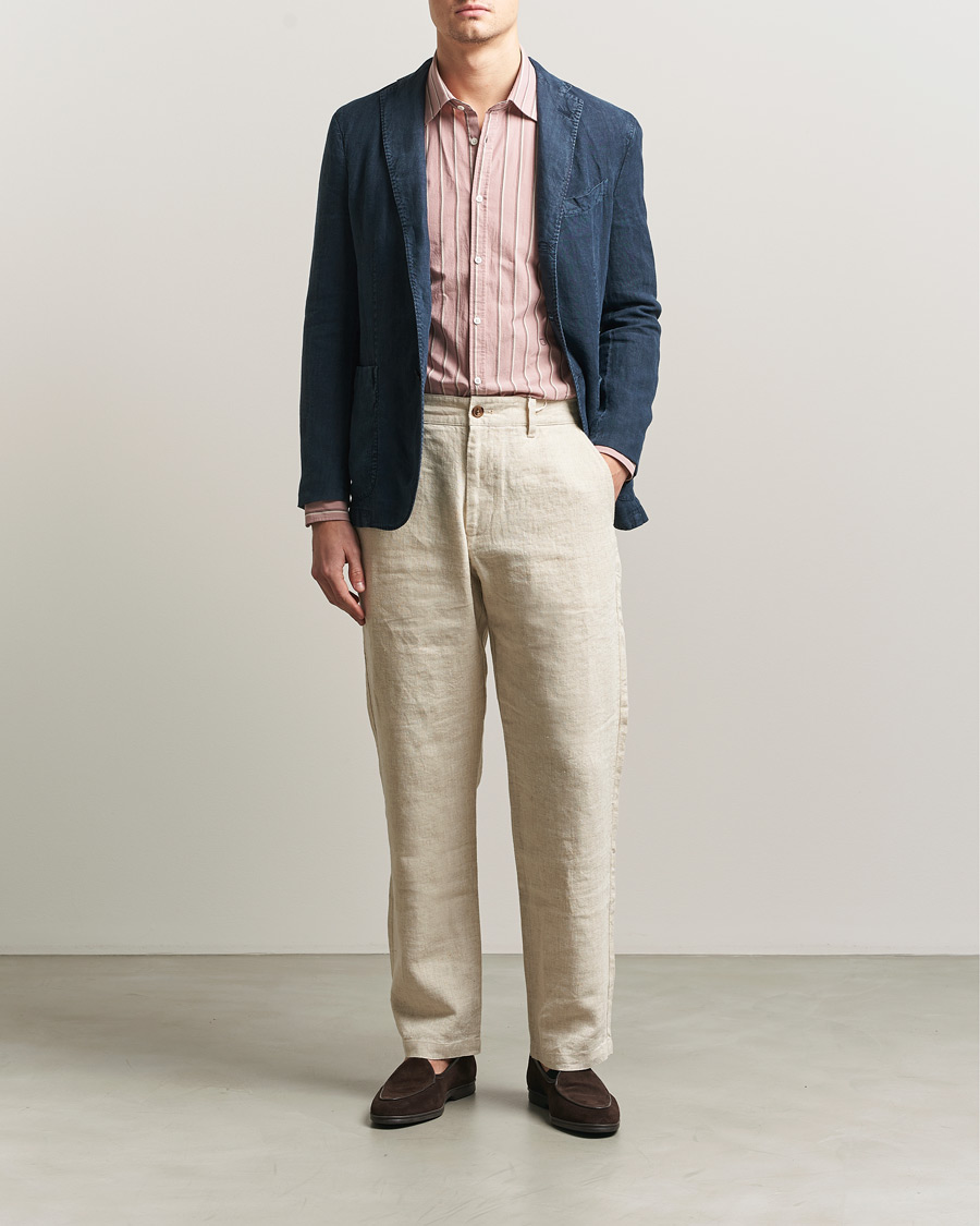 Mies | Pikkutakit | Boglioli | K Jacket Linen Blazer Navy