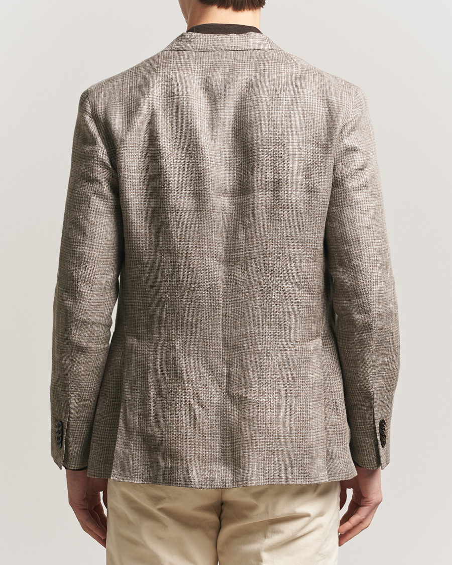Mies | Pikkutakit | Boglioli | K Jacket Prince Of Wales Blazer Taupe