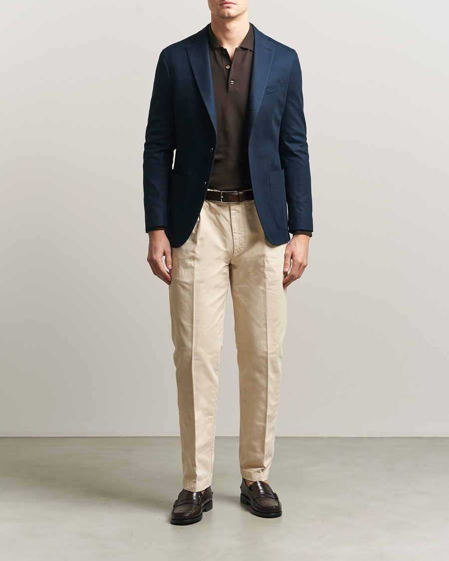Mies | Pikkutakit | Boglioli | K Jacket Jersey Blazer Navy