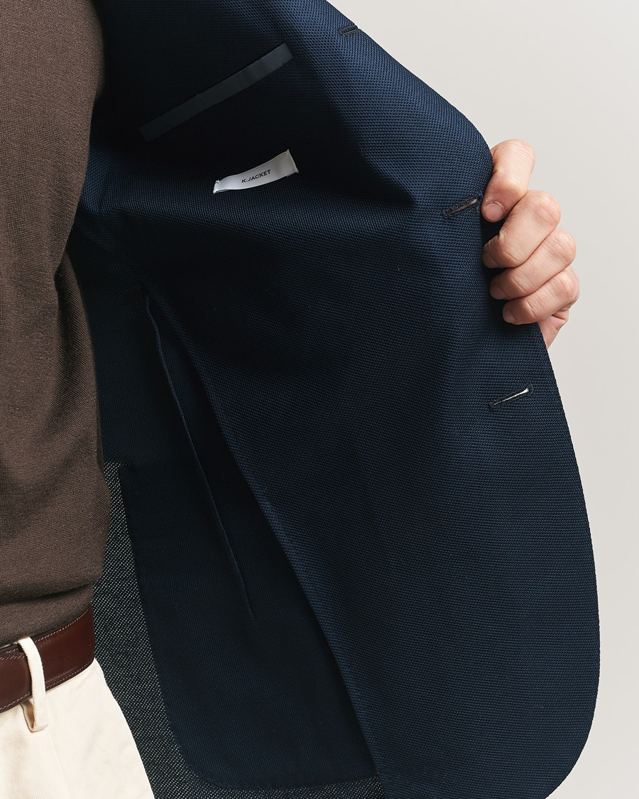 Mies | Pikkutakit | Boglioli | K Jacket Jersey Blazer Navy