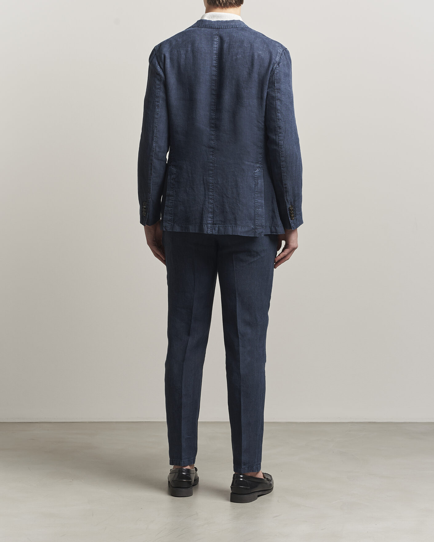 Mies | Puvut | Boglioli | K Jacket Linen Suit Navy
