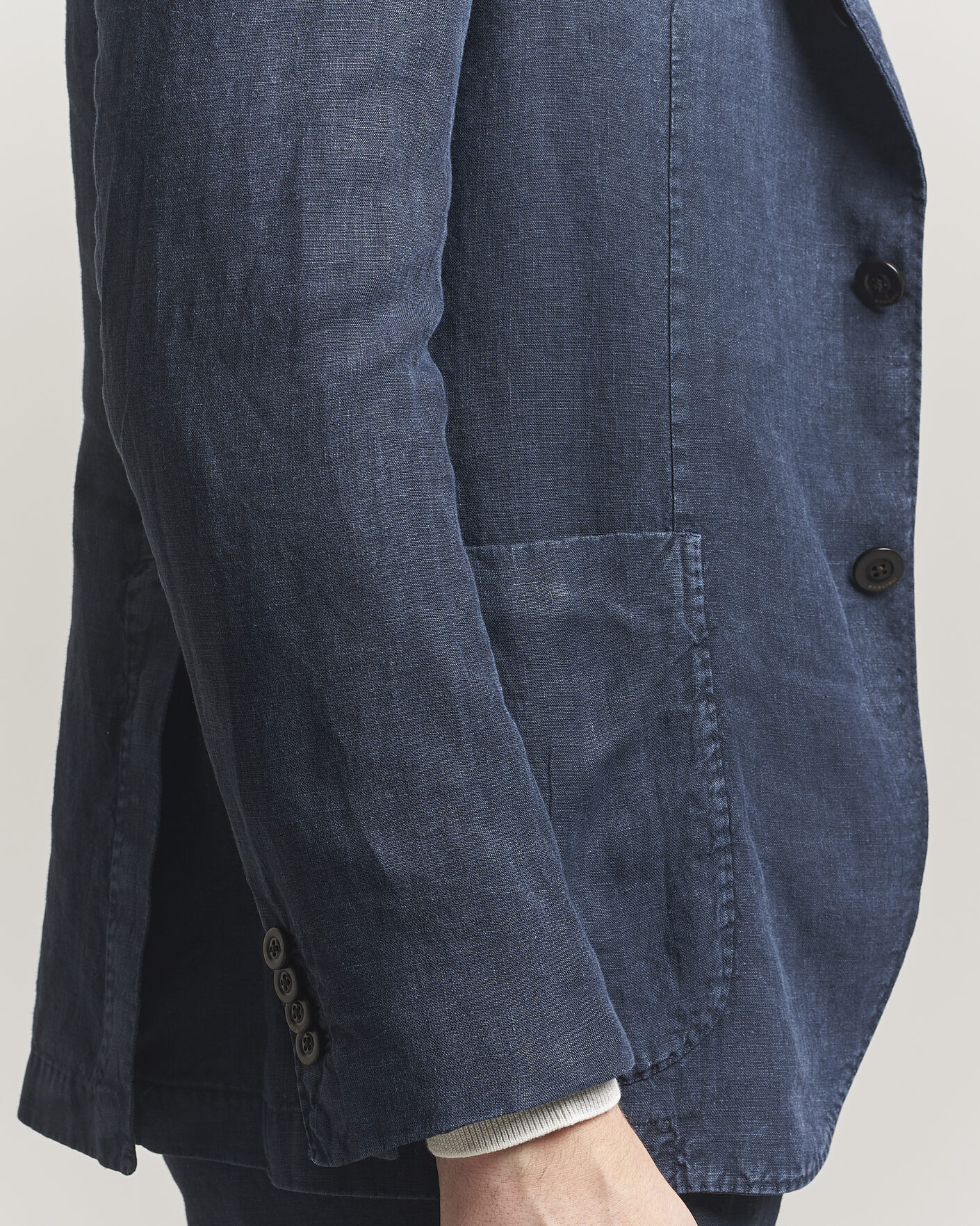 Mies | Puvut | Boglioli | K Jacket Linen Suit Navy