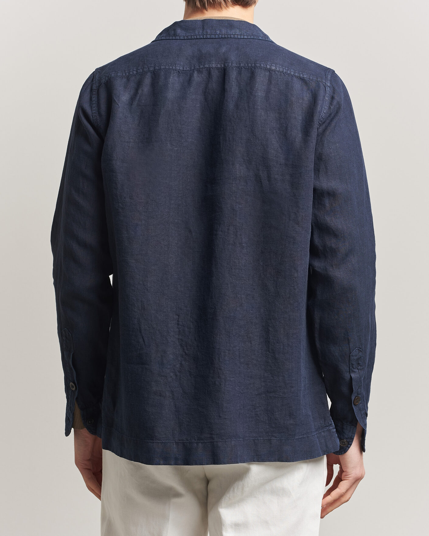 Mies | Takit | Boglioli | Linen Painter Jacket Navy