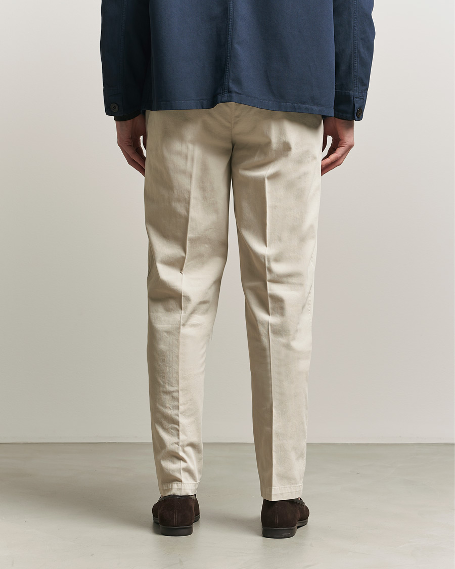 Mies | Housut | Boglioli | Regular Fit Cotton Chinos Beige