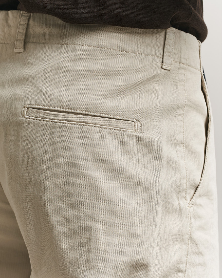 Mies | Housut | Boglioli | Regular Fit Cotton Chinos Beige