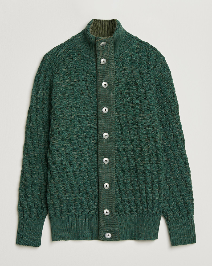 Mies | Puserot | S.N.S. Herning | Stark Cardigan Machine Green