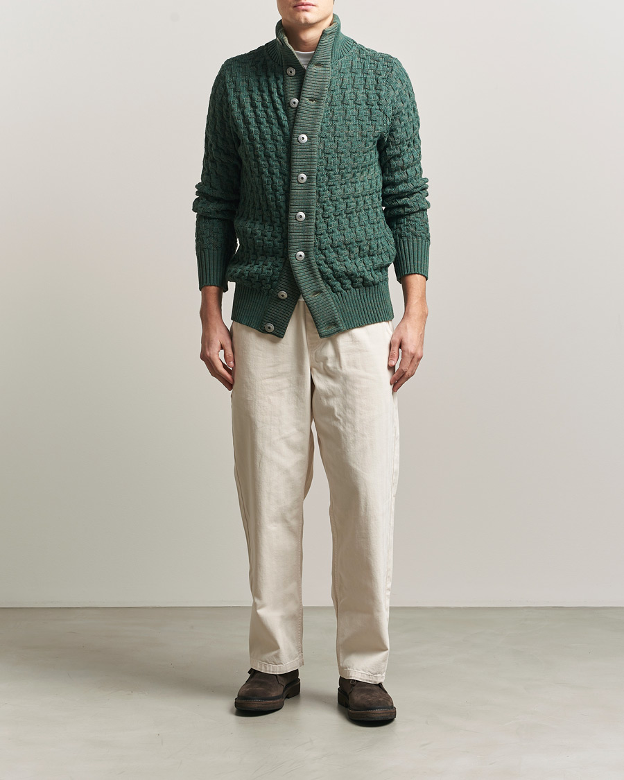 Mies | Puserot | S.N.S. Herning | Stark Cardigan Machine Green