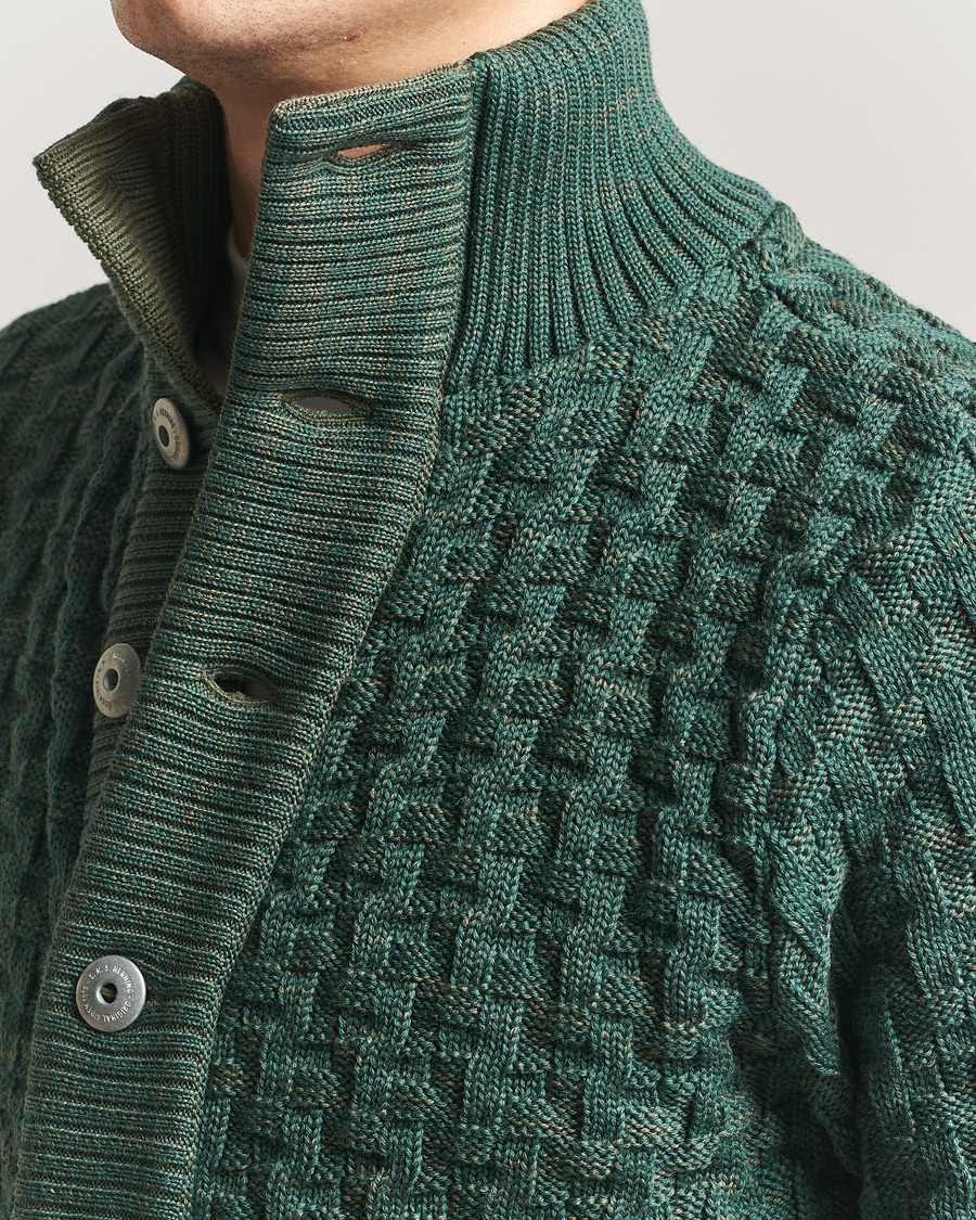 Mies | Puserot | S.N.S. Herning | Stark Cardigan Machine Green