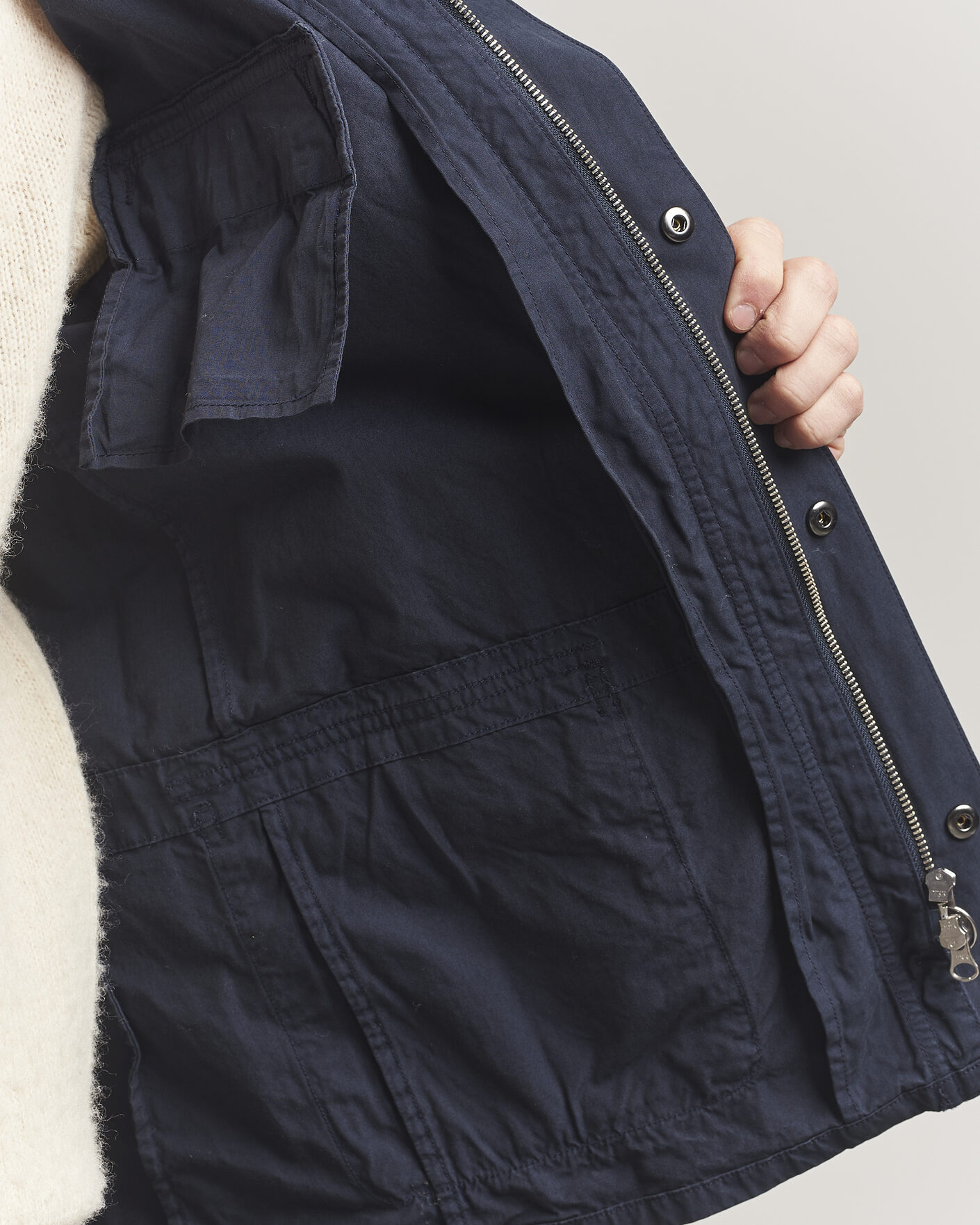 Mies | Takit | Barbour International | Garment dyed Casual Duke Jacket Navy