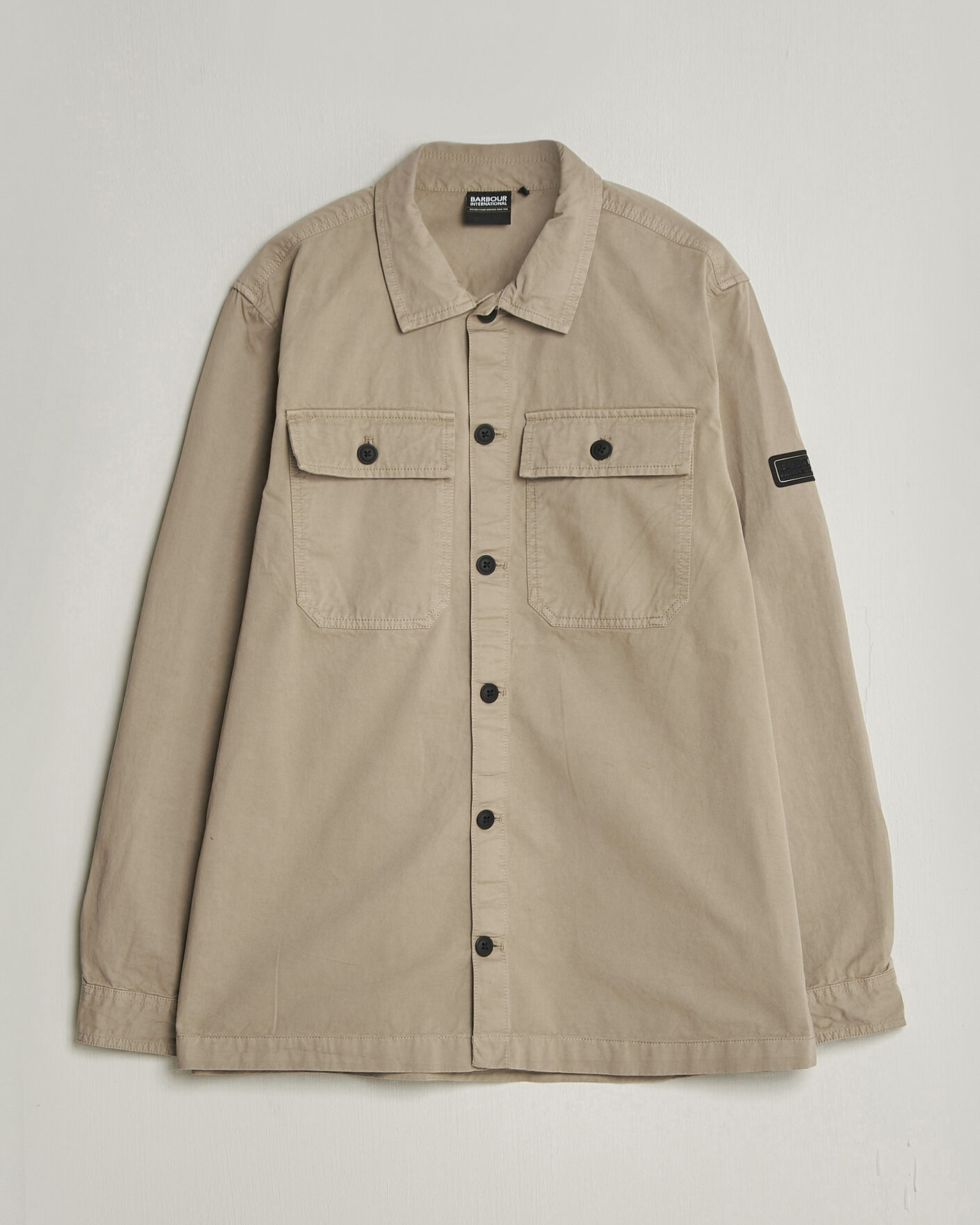 Mies | Kauluspaidat | Barbour International | Arlo Cotton Overshirt Coriander