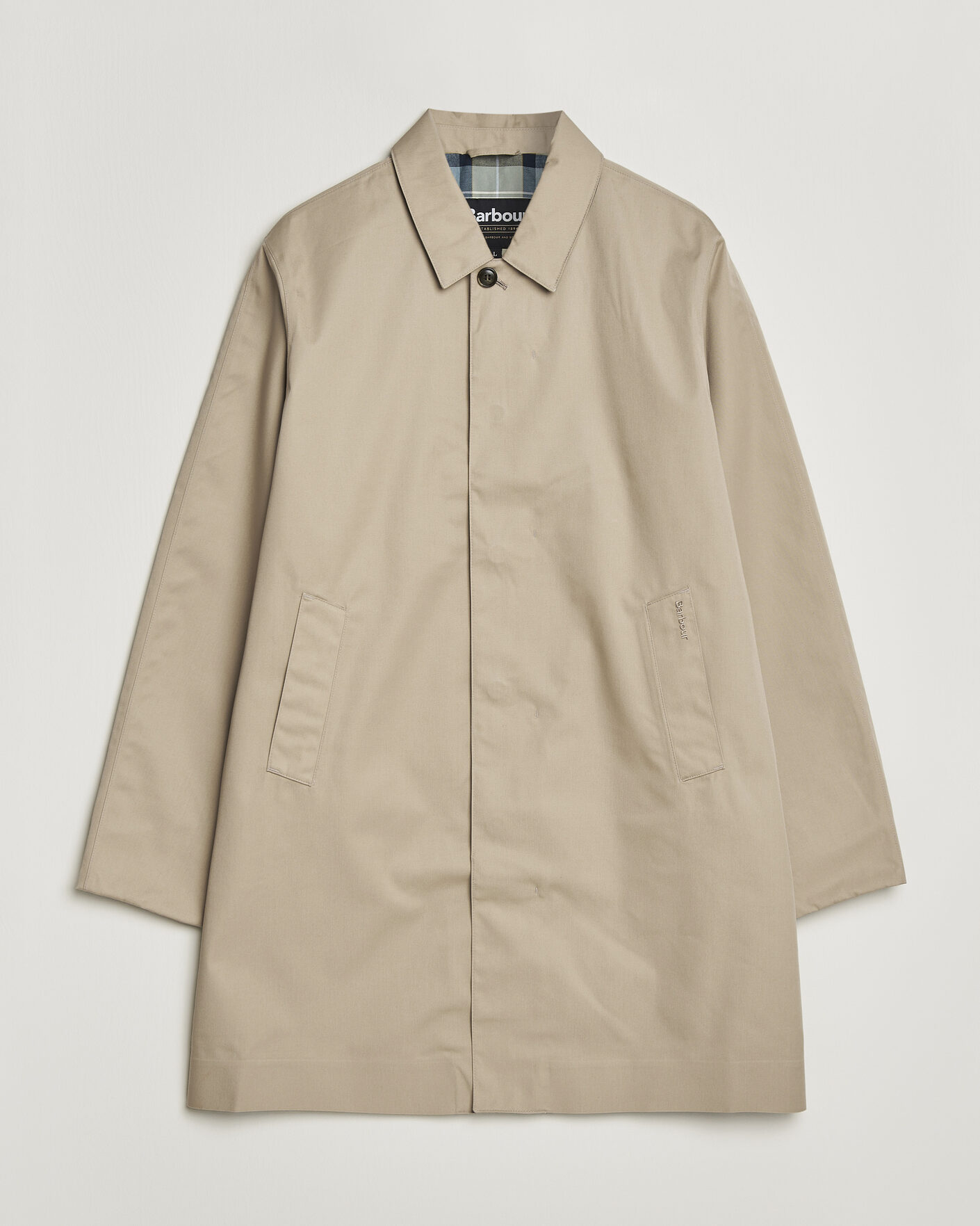 Mies | Takit | Barbour Lifestyle | Rokig Waterproof Car Coat Washed Stone