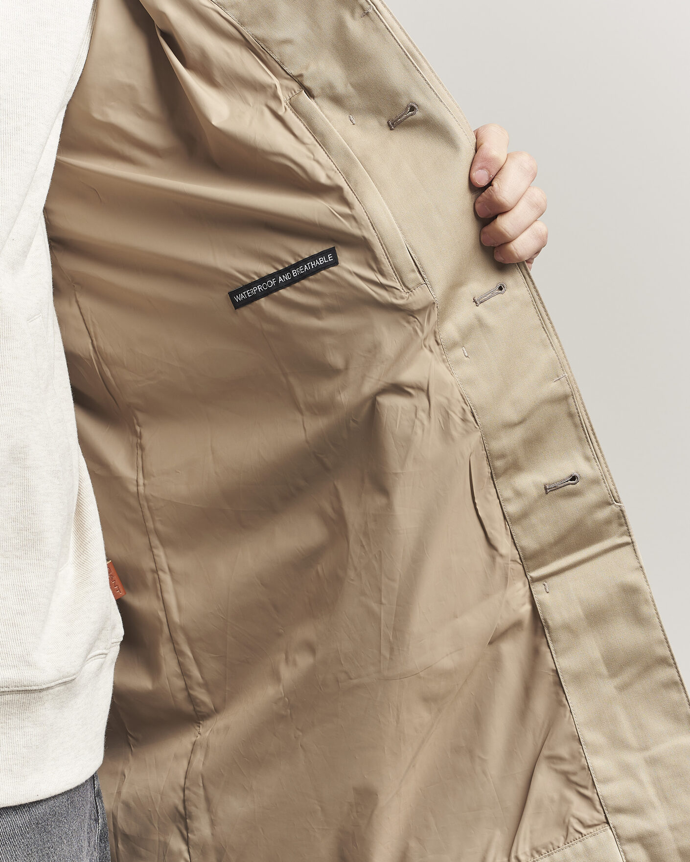 Mies | Takit | Barbour Lifestyle | Rokig Waterproof Car Coat Washed Stone
