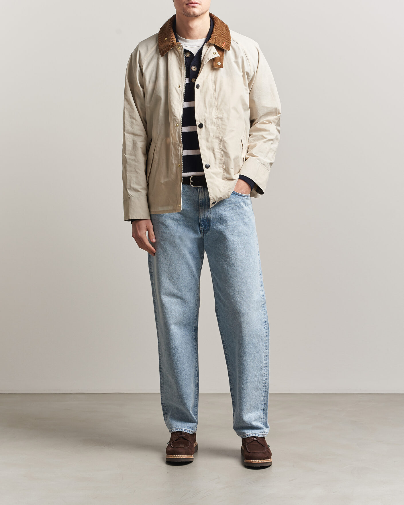 Mies | Takit | Barbour Lifestyle | Icons Transport Casual Jacket Oatmeal