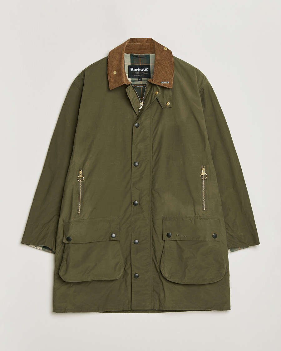 Mies | Takit | Barbour Lifestyle | Icons Border Casual jacket Ivy Green