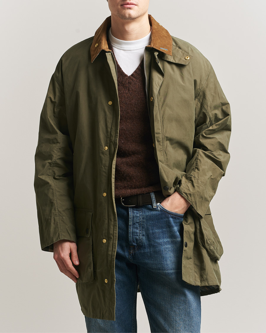 Mies | Takit | Barbour Lifestyle | Icons Border Casual jacket Ivy Green