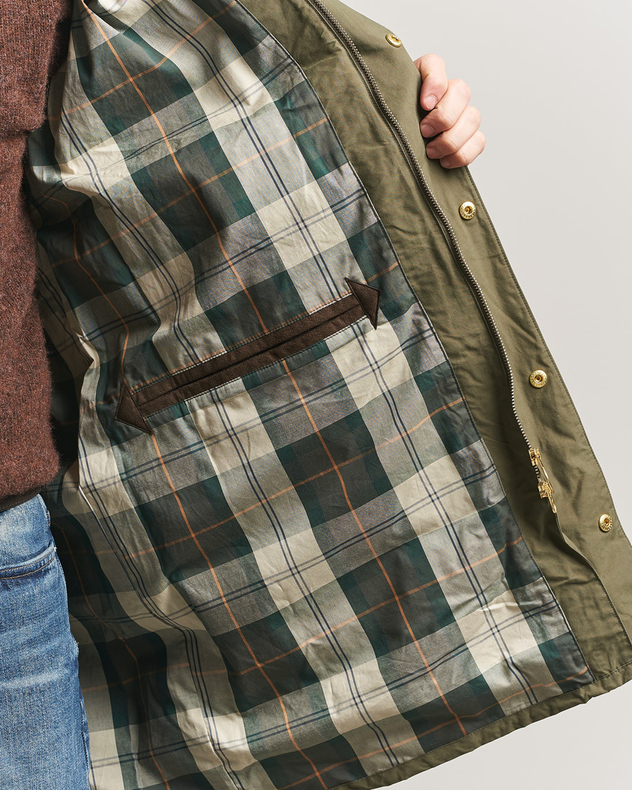Mies | Takit | Barbour Lifestyle | Icons Border Casual jacket Ivy Green