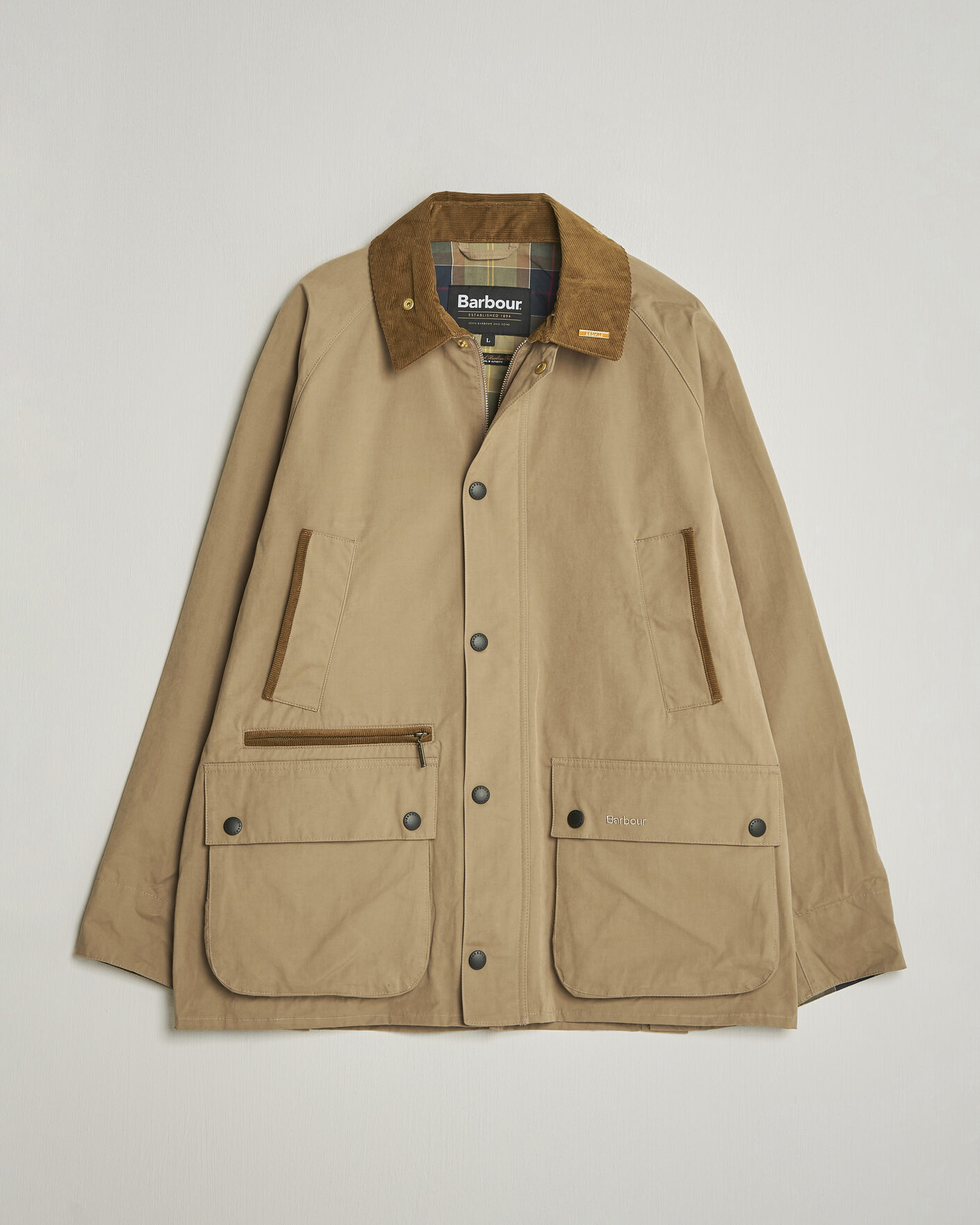 Mies | Takit | Barbour Lifestyle | Icons Bedale Casual Jacket Military Brown