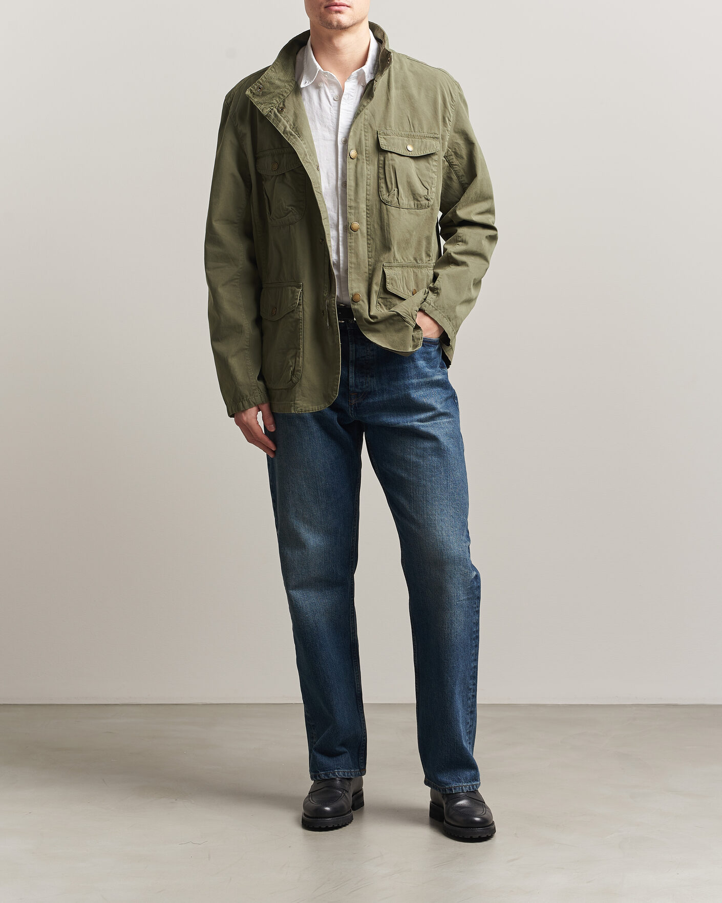 Mies | Takit | Barbour Lifestyle | Ogston Casual Jacket Dusty Olive