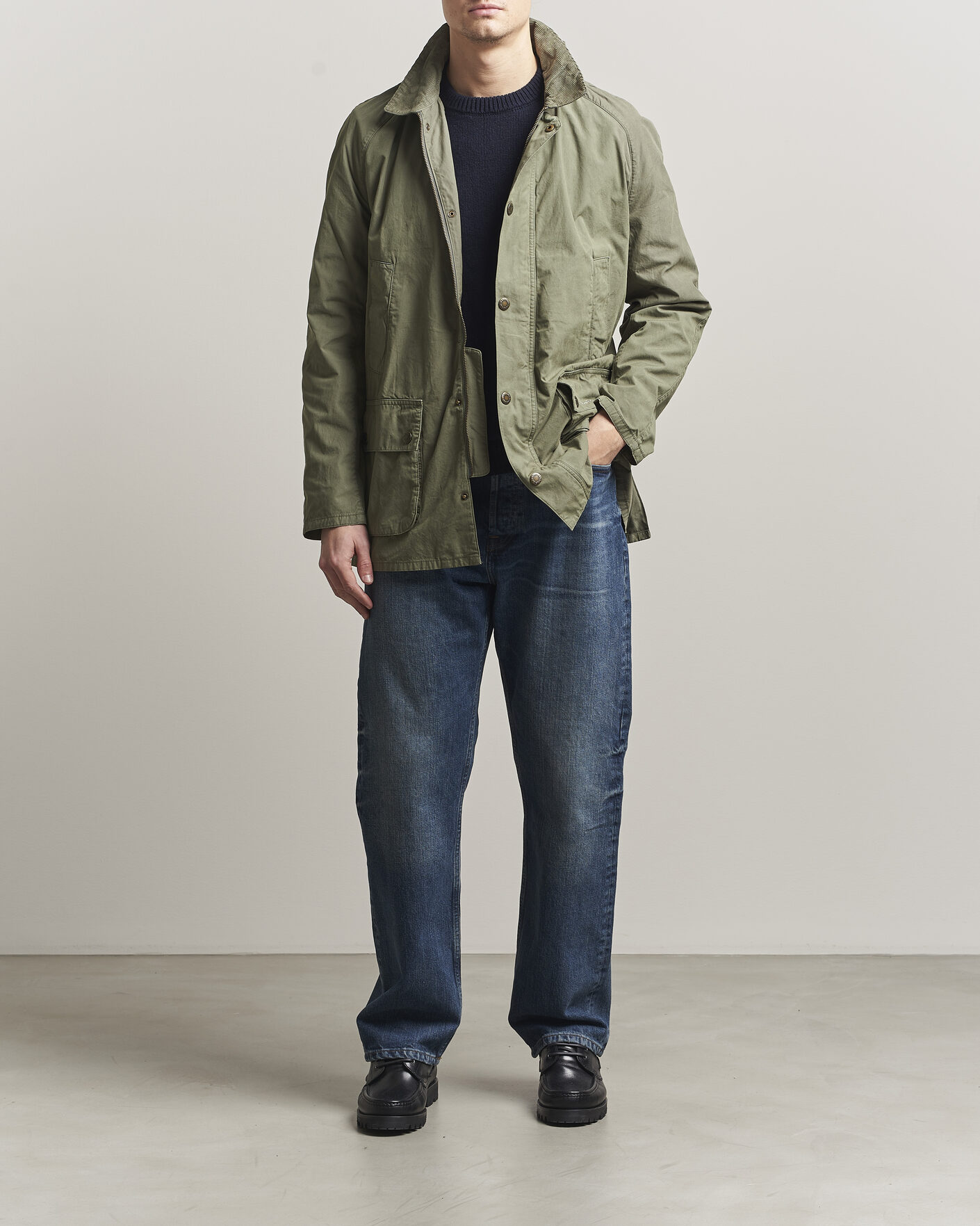 Mies | Takit | Barbour Lifestyle | Ashby Casual Jacket Dusty Olive