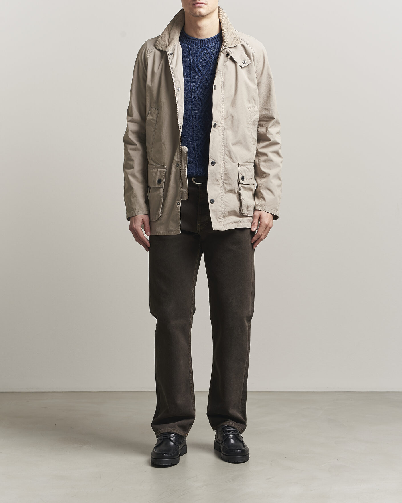 Mies | Takit | Barbour Lifestyle | Ashby Casual Jacket Concrete