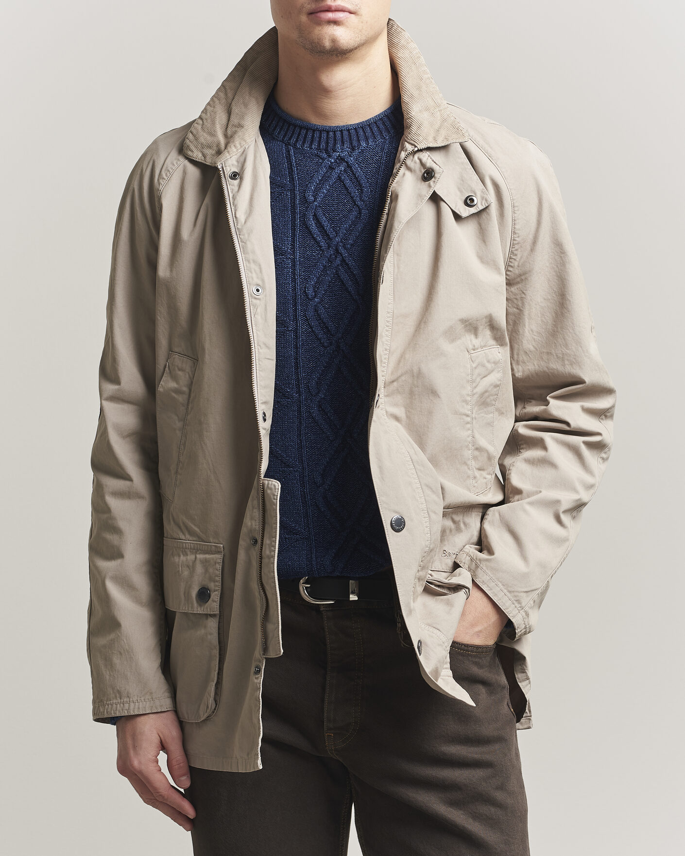 Mies | Takit | Barbour Lifestyle | Ashby Casual Jacket Concrete