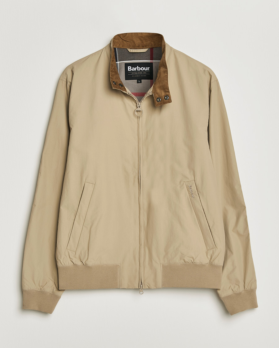 Mies | Takit | Barbour Lifestyle | Royston Casual Harrington Jacket Washed Stone