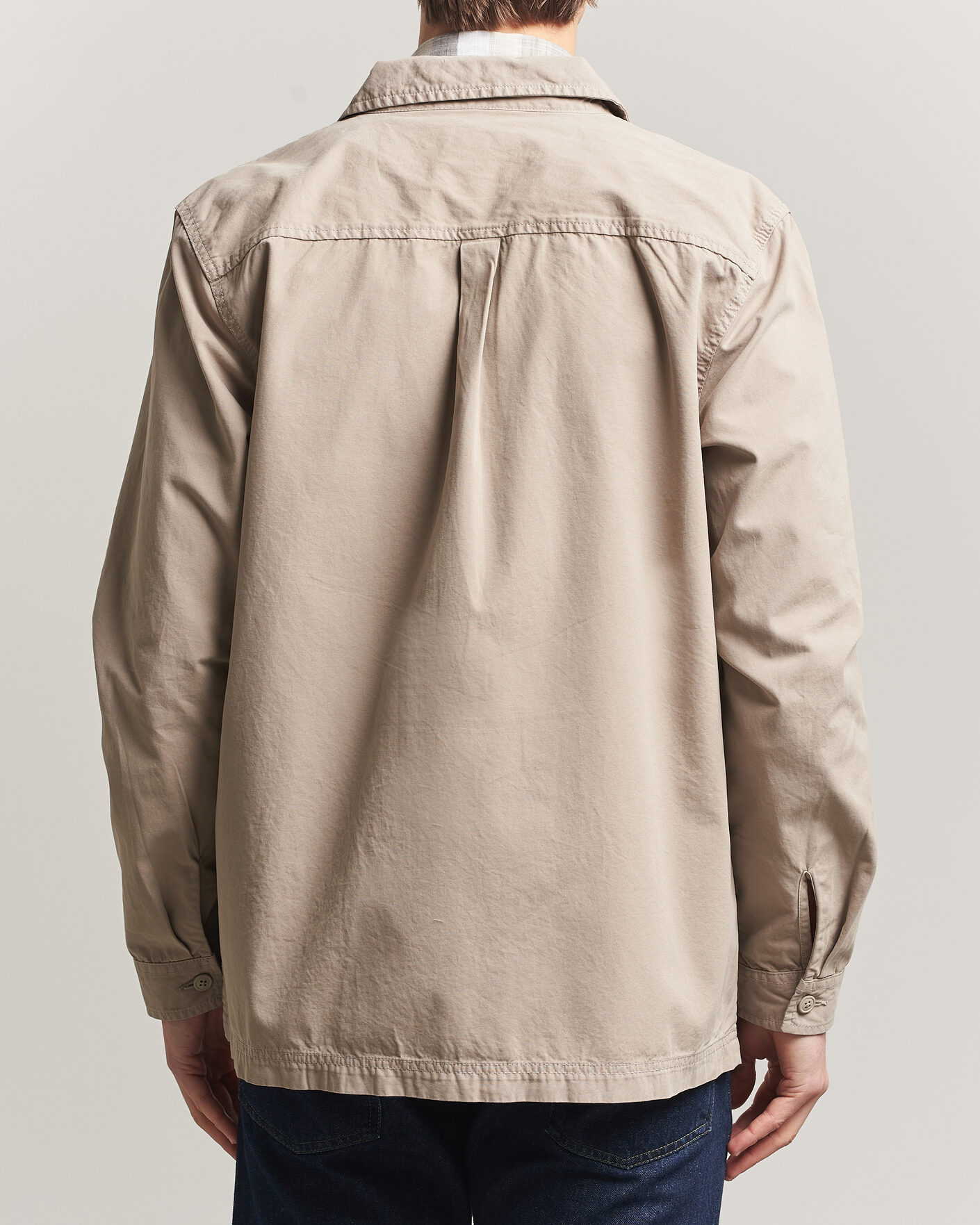 Mies | Kauluspaidat | Barbour Lifestyle | Glendale Zip Overshirt Concrete
