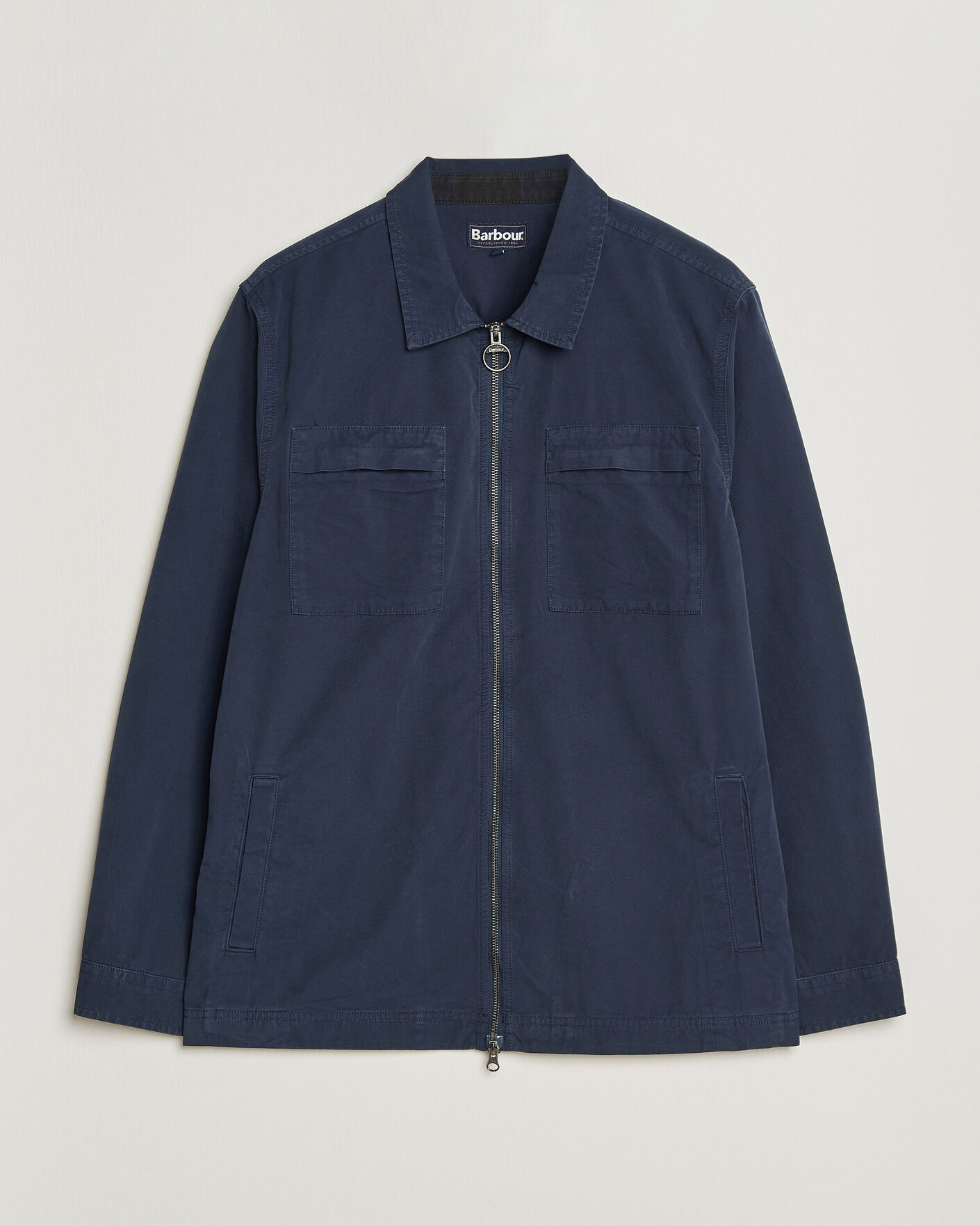 Mies | Kauluspaidat | Barbour Lifestyle | Glendale Zip Overshirt Navy