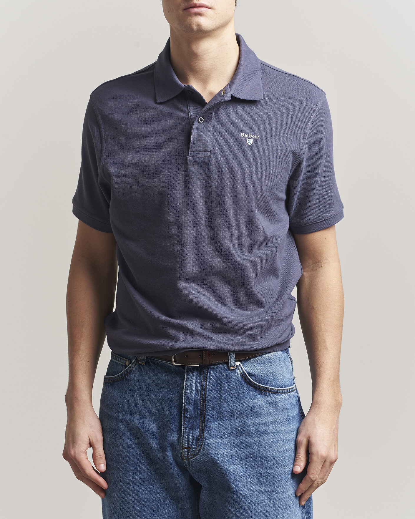 Mies | Pikeet | Barbour Lifestyle | Sports Polo Washed Navy