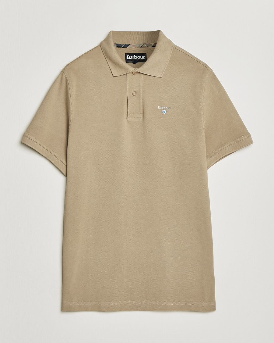 Mies | Pikeet | Barbour Lifestyle | Tartan Pique Polo Washed Stone