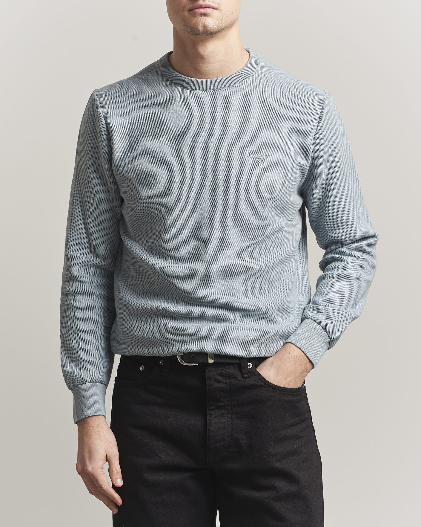 Mies | Puserot | Barbour Lifestyle | Honeycomb Crew Neck Slate