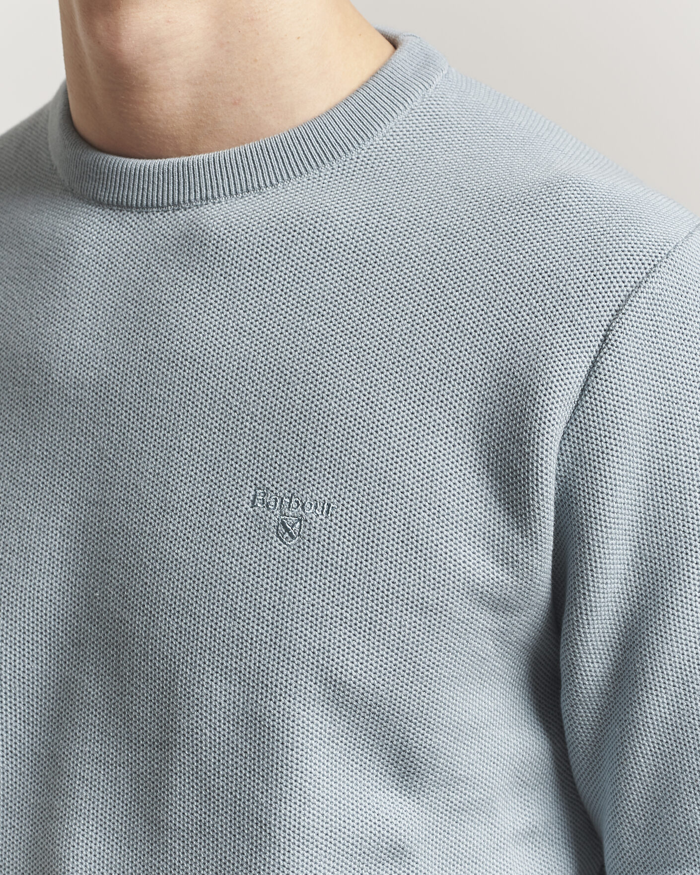 Mies | Puserot | Barbour Lifestyle | Honeycomb Crew Neck Slate
