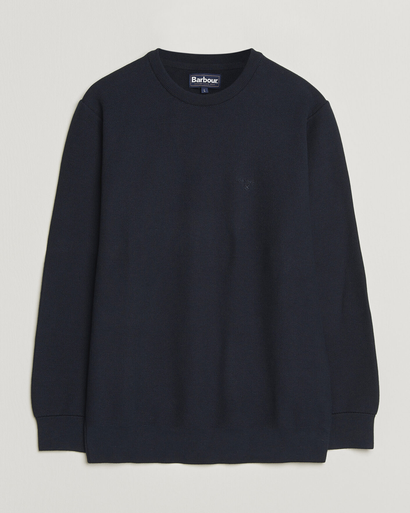 Mies | Puserot | Barbour Lifestyle | Honeycomb Crew Neck Navy