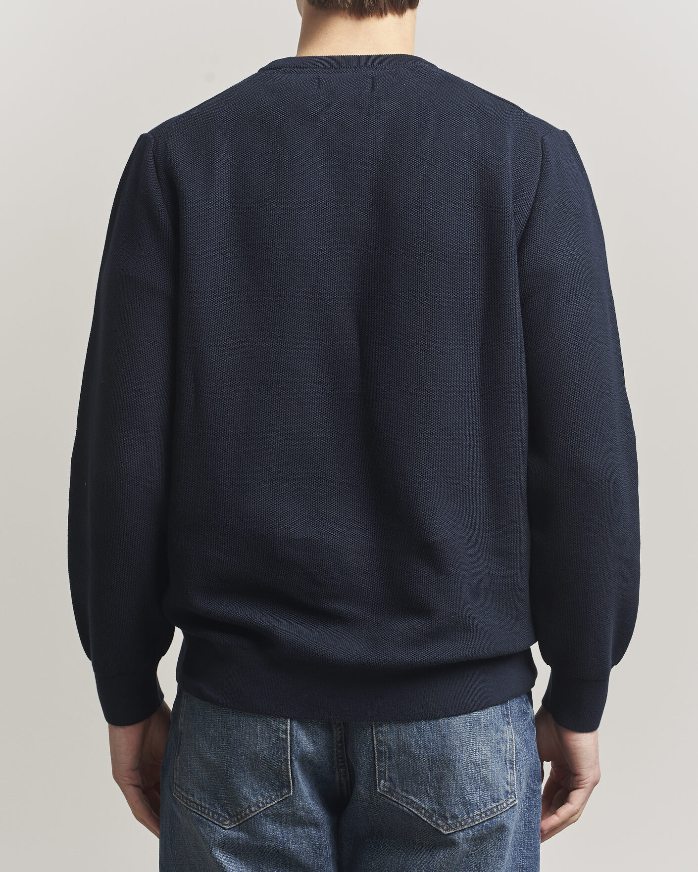 Mies | Puserot | Barbour Lifestyle | Honeycomb Crew Neck Navy
