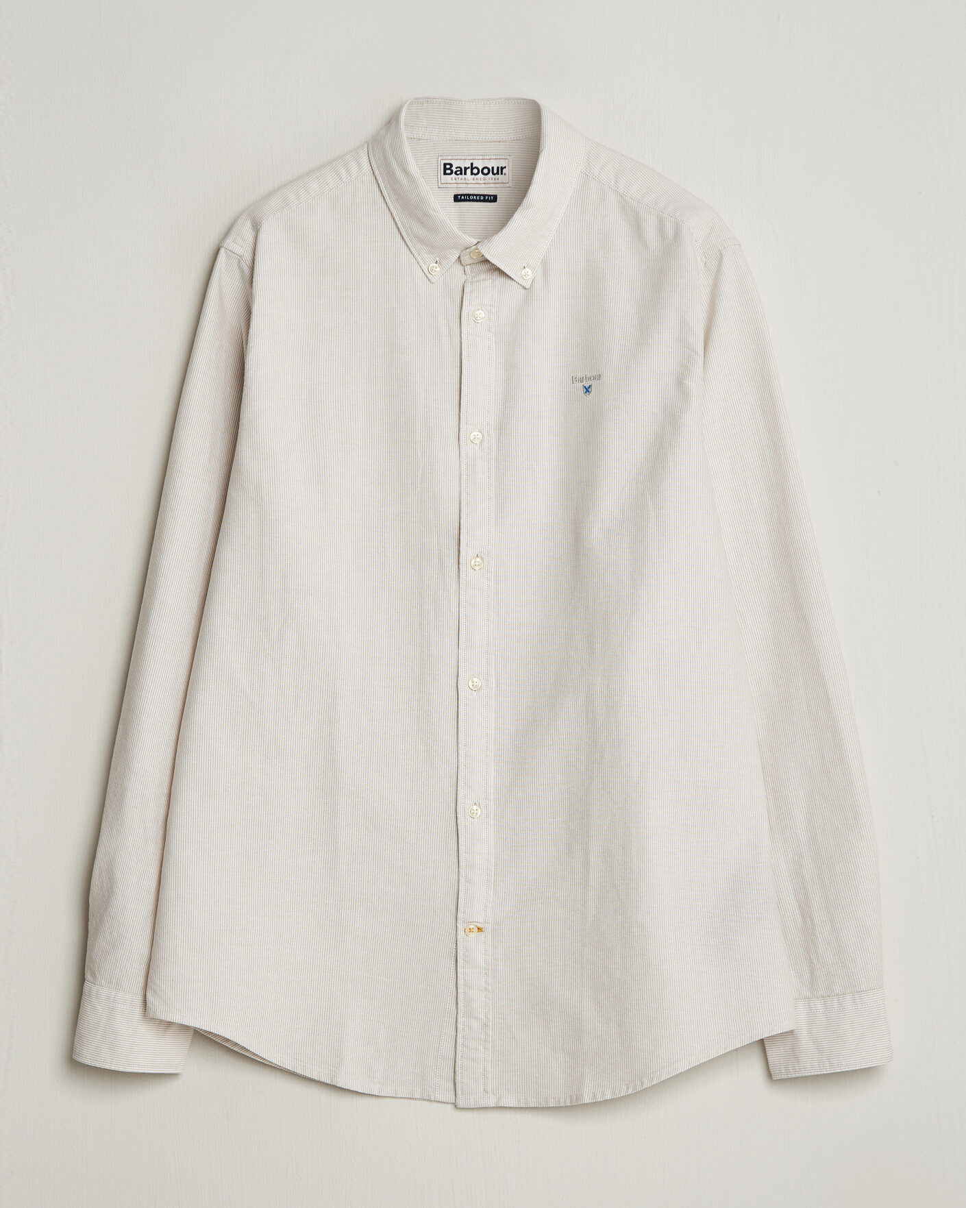 Mies | Kauluspaidat | Barbour Lifestyle | Striped Oxtown Shirt Stone