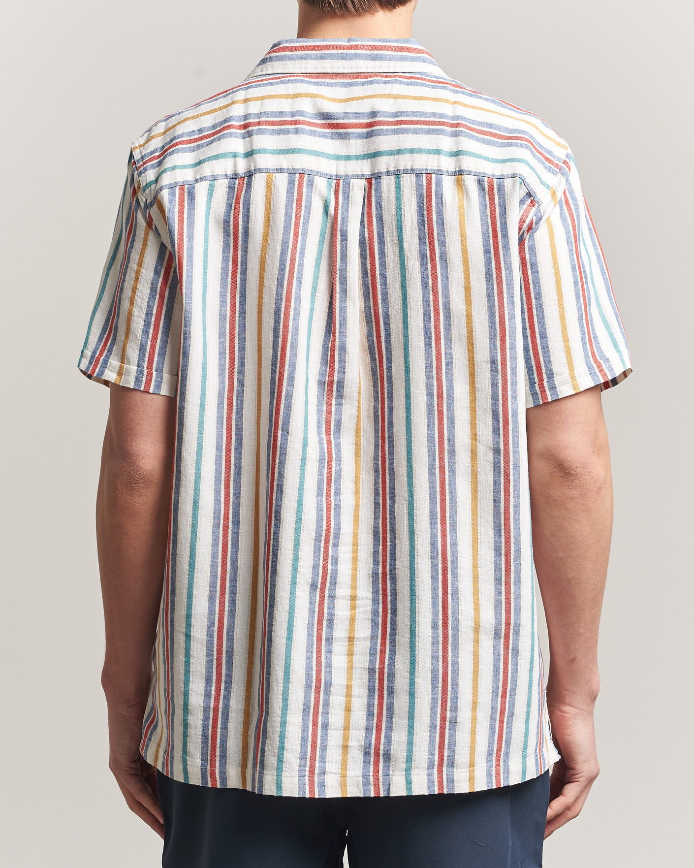Mies | Kauluspaidat | Barbour Lifestyle | Waterbay Striped Summer Fit Shirt White