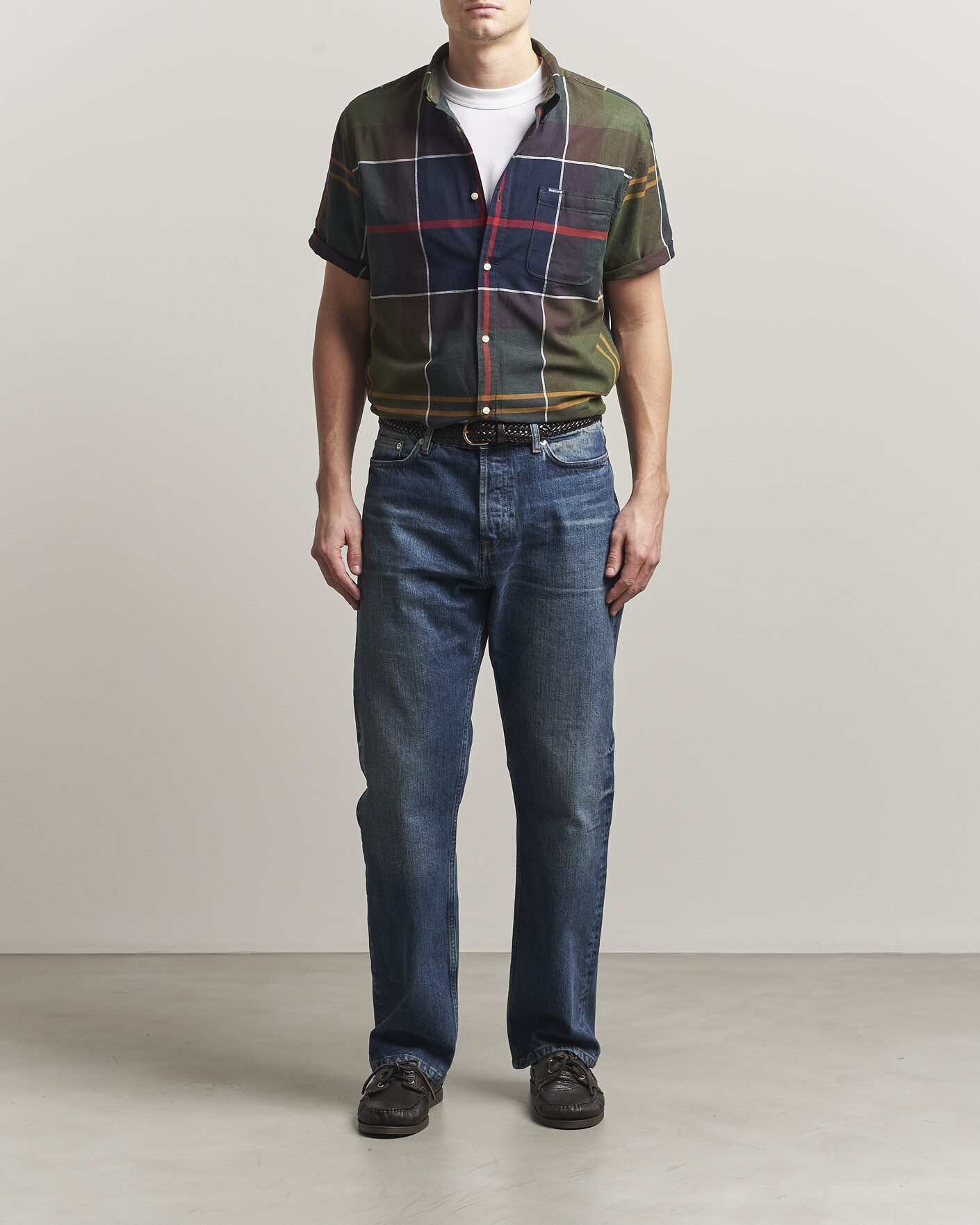 Mies | Kauluspaidat | Barbour Lifestyle | Douglas Short Sleeve Tailored Shirt Classic Tartan