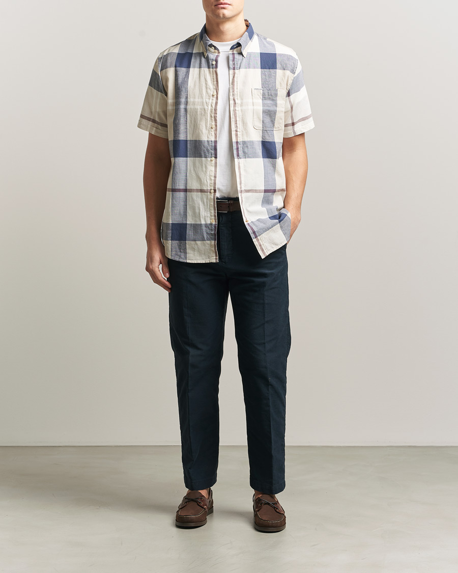 Mies | Kauluspaidat | Barbour Lifestyle | Douglas Short Sleeve Tailored Shirt Oban Mist Tartan