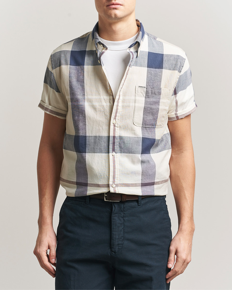 Mies | Kauluspaidat | Barbour Lifestyle | Douglas Short Sleeve Tailored Shirt Oban Mist Tartan