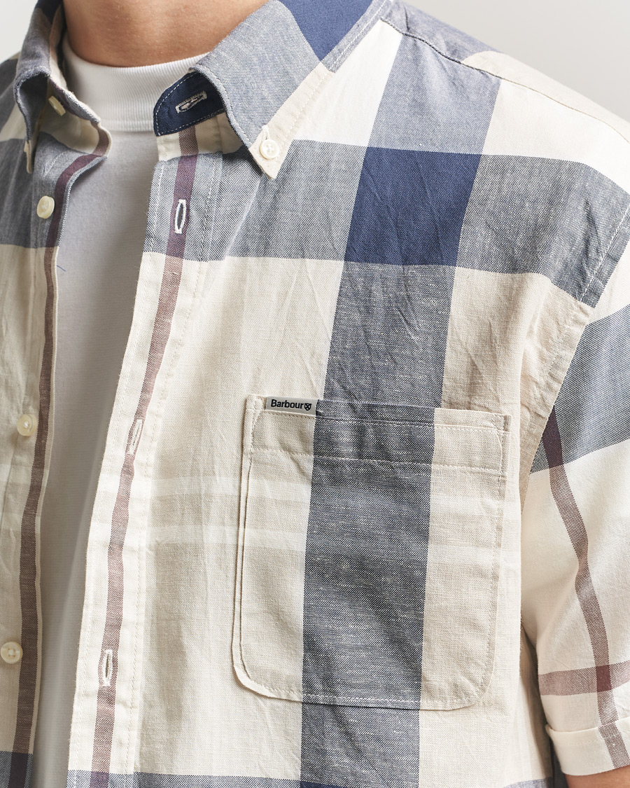 Mies | Kauluspaidat | Barbour Lifestyle | Douglas Short Sleeve Tailored Shirt Oban Mist Tartan