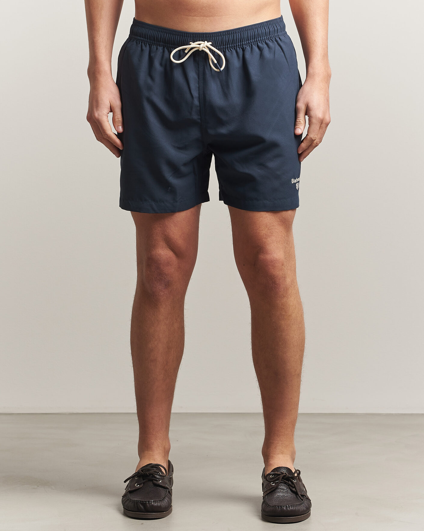 Mies | Uimahousut | Barbour Lifestyle | Staple Logo Swimshorts Navy