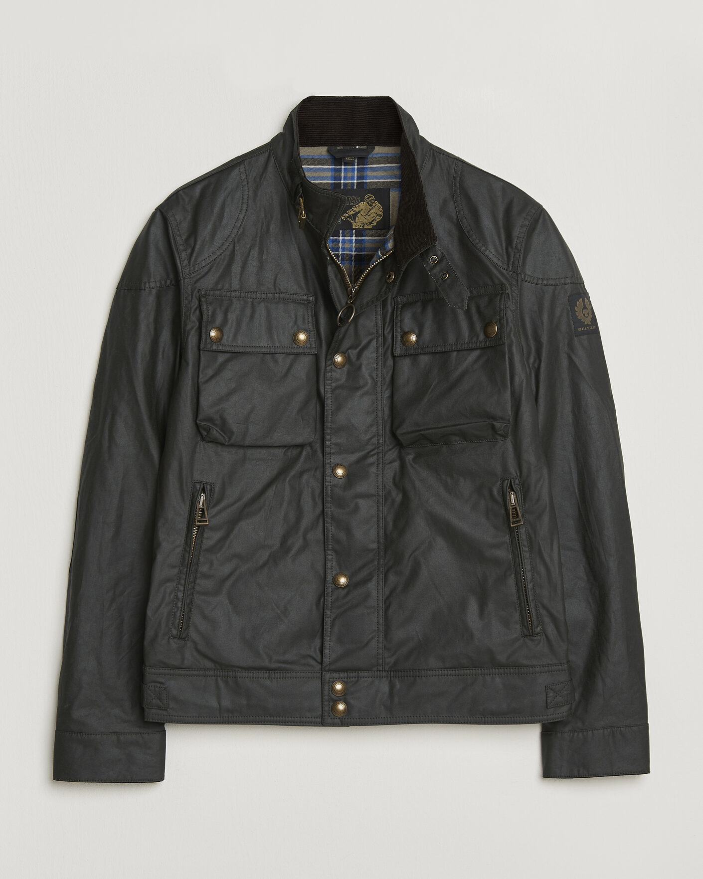 Mies | Takit | Belstaff | Racemaster Waxed Jacket Faded Olive