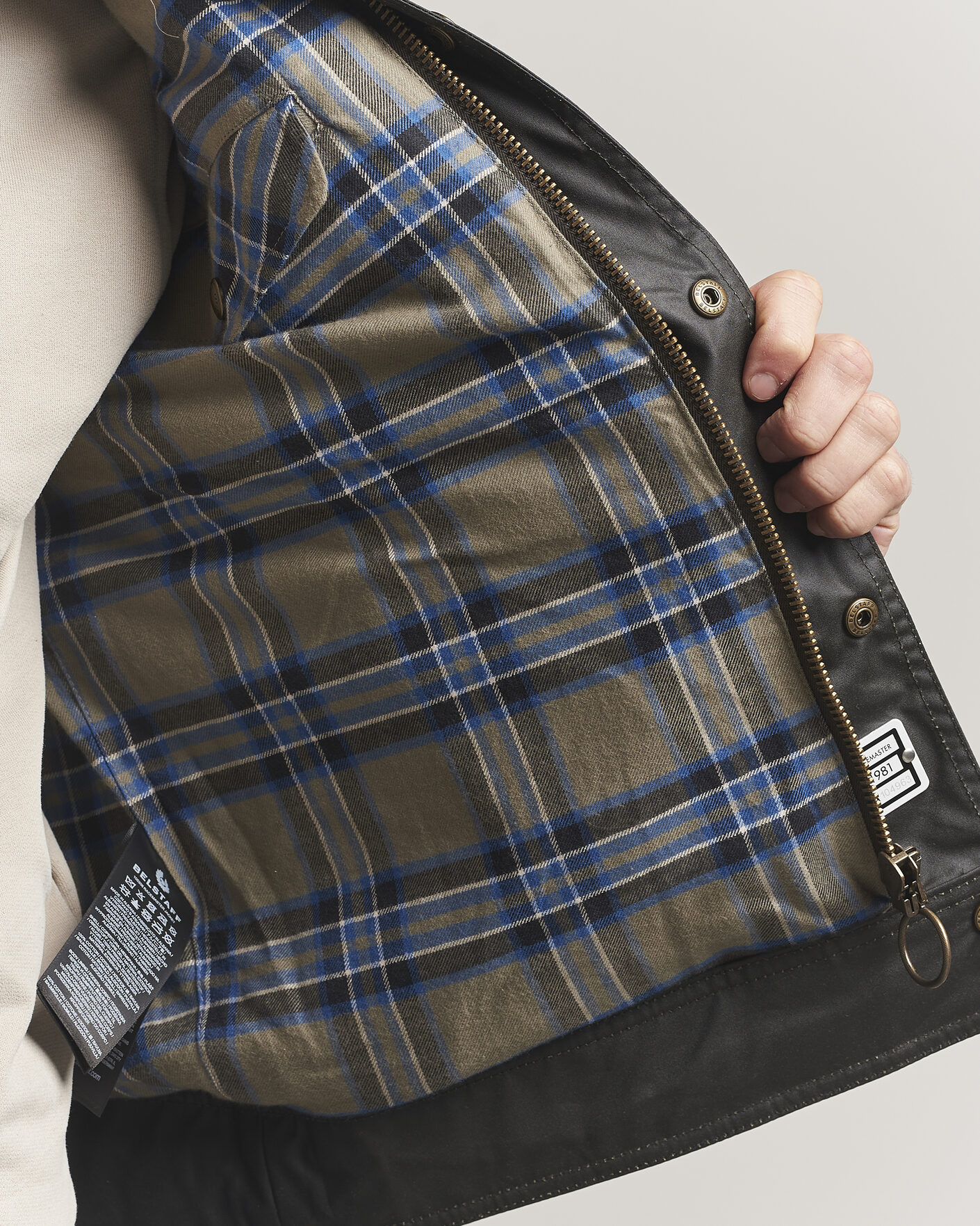 Mies | Takit | Belstaff | Racemaster Waxed Jacket Faded Olive