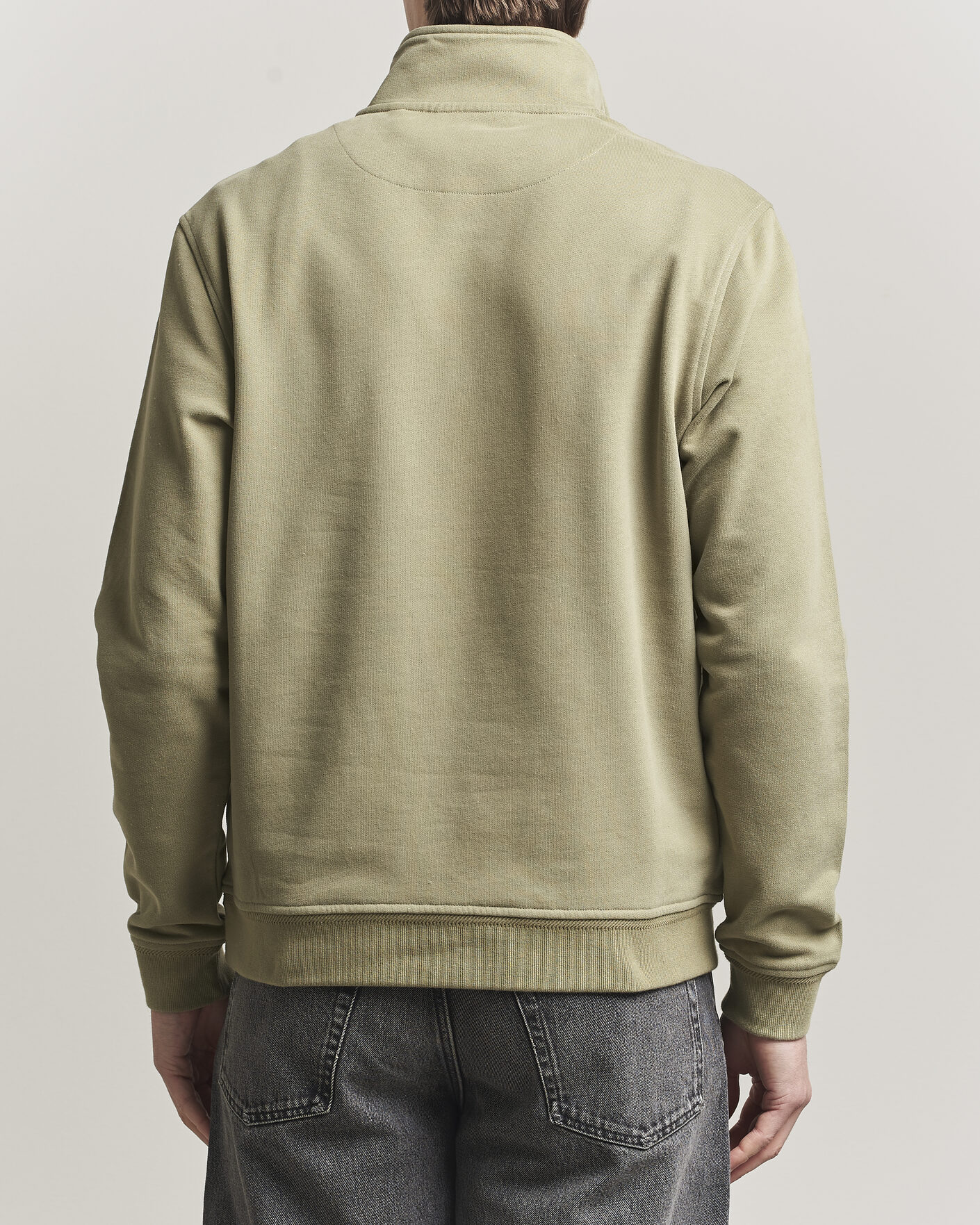 Mies | Puserot | Belstaff | Signature Half Zip Sweatshirt Fatigue Green