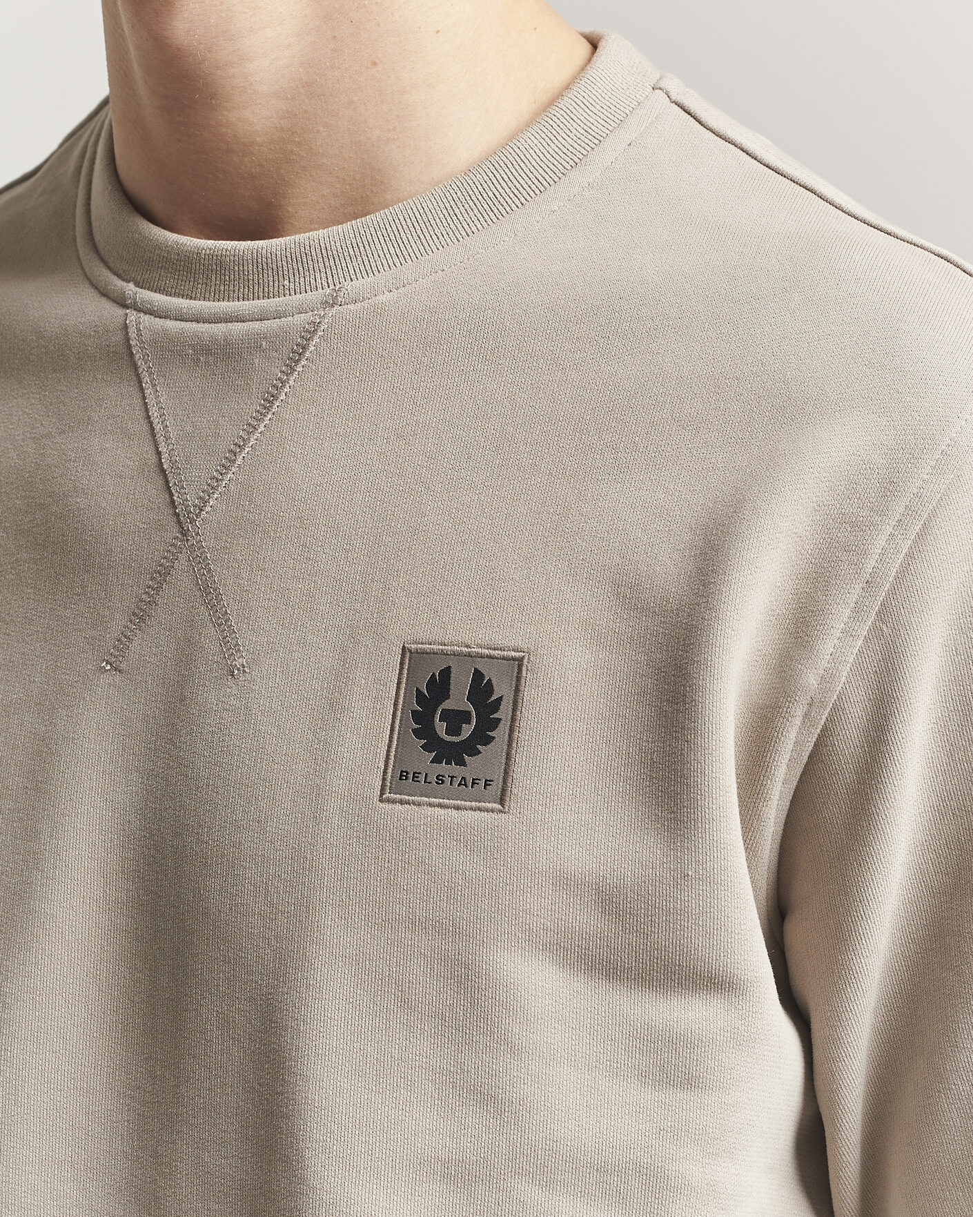 Mies | Puserot | Belstaff | Signature Crew Neck Sweatshirt Dark Sand