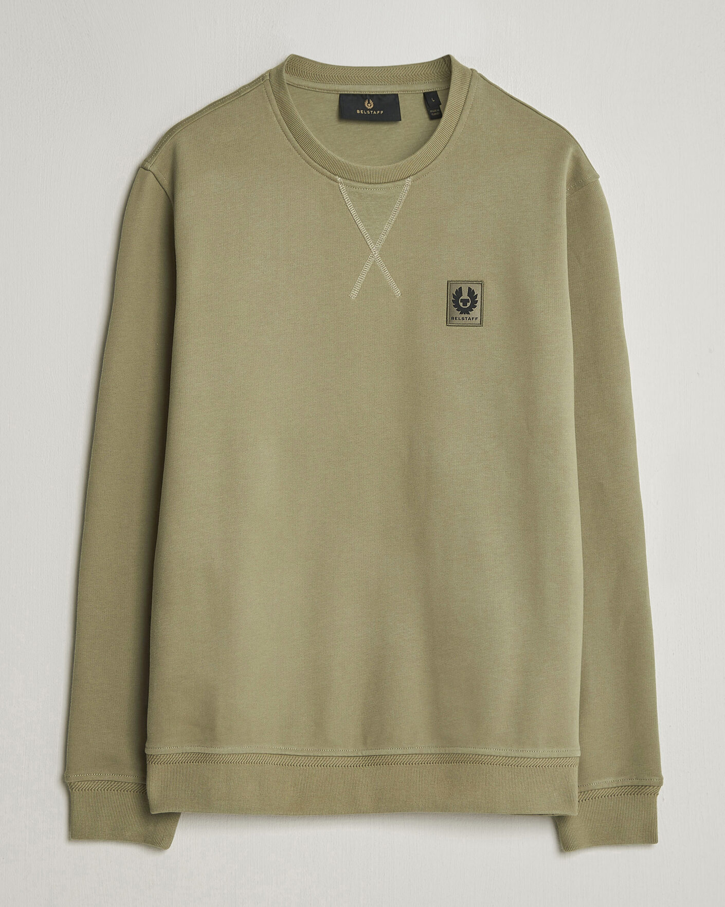 Mies | Puserot | Belstaff | Signature Crew Neck Sweatshirt Fatigue Green