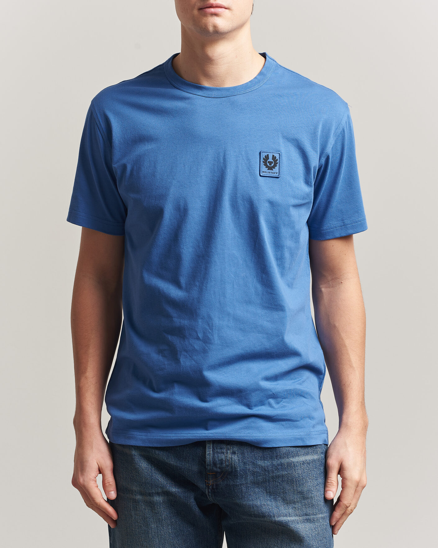 Mies | T-paidat | Belstaff | Signature Crew Neck T-Shirt Marine Blue