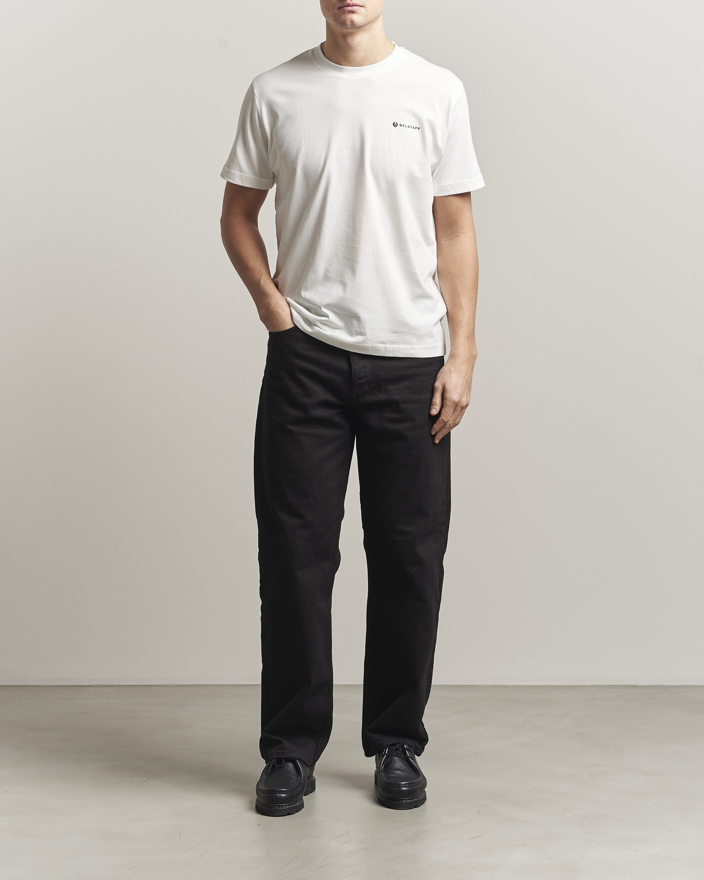 Mies | T-paidat | Belstaff | 3-Pack Squad Crew Neck T-Shirt Black/Dark Ink/White